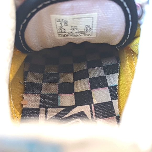 VANS Kids Suede/Canvas  Checkerboard Retro Sneakers Multi-Colored Size 1 - Picture 12 of 12